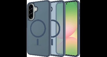 Just in Case hoesje geschikt voor Samsung Galaxy A57 - Compatibel met MagSafe - Military Grade Backcover - Blauw
