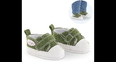 Corolle poppen sneakers kaki - poppenkleding 36cm - groen.