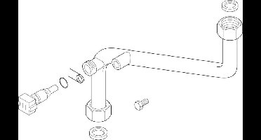 BOSCH Verbindingspijp, 87107158680