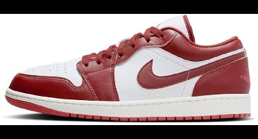 Nike Air Jordan 1 Low SE - White/Dune Red - Maat 44