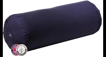 Yogi & Yogini - Yoga Bolster - Biologisch - Biokatoen - Donkerblauw