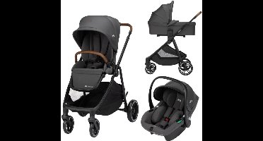 Bebeconfort Luvia Trio 3-in-1 Kinderwagen - Inclusief autostoeltje - Mineral Graphite