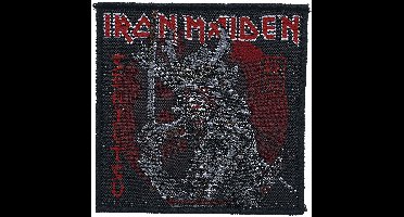 Iron Maiden Senjutsu Unisex Patch - zwart/rood - Standard