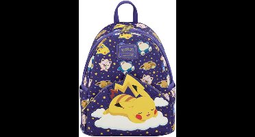 Pokémon Loungefly Mini Rugzak Sleeping Pikachu and Friends