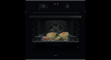 AEG OU5PB40NSK 5000 Serie SurroundCook Inbouwoven 60 cm – Heteluchtoven – Pyrolyse – 72 Liter – A++ – Zwart