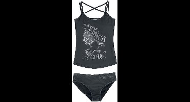 Wednesday Darkness... My old friend Dames Bikini Set - zwart - S
