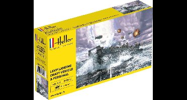 Heller Modelbouwpakket Militaire voertuigen - 79995 LCVP Landing Craft Vehicle - Personal Plastic - 1:72 - Modelbouw