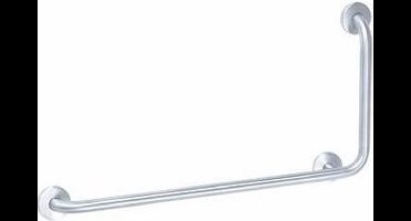 MediQo-line Grab bar RVS met 90 hoek naar rechts