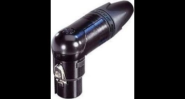 Neutrik NC7FRX-B XLR-connector Bus, haaks Aantal polen: 7 Zwart 1 stuk(s)