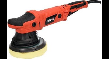 YATO Professionele Excentrische Polijstmachine - 720W - Ø 150 mm - Dual Action met Constant Speed & Soft Start - 5m Rubberen Kabel - Inclusief 3 Polijstschijven & Koffer