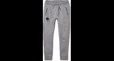 Dsquared2 Tapered fit joggingbroek in mêlée met logoprint - Grijs - Maat 128
