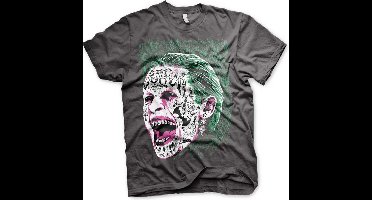 DC Comics Suicide Squad Heren Tshirt -S- Joker Grijs