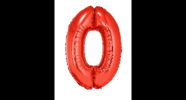 ESPA - Enorme rode aluminium cijfer ballon