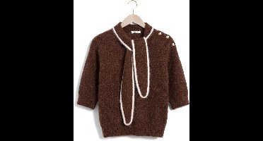 Beaumont Barb Pullover Truien & vesten Dames - Sweater - Hoodie - Vest- Bruin - Maat XXL