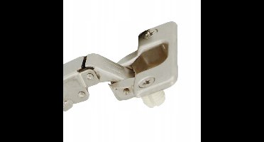 Amig 4260 Nikkel Inbouwharnier voor Dubbele Deuren - 35mm