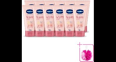 12 x Vaseline - Healthy Hands & Stronger Nails - Handcrème - Versterkend - 75 ml - Bulkverpakking - Handcrème - Douchemop - Nagelversterking