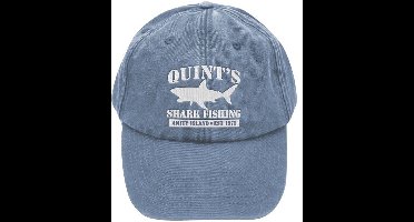 Jaws Quint´s Shark Fishing Unisex Cap - blauw - Standard
