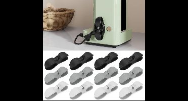 Multifunctionele Kabel Organizer voor Keukenapparaten - 12 Stuks Zelfklevende Kabelhouders voor Mixers, Rijstkokers en Airfryers