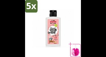 5 x Marcel's Green Soap - Shampoo - Caring Argan & Oudh - Milde verzorging - 100 ml - Bulkverpakking - Zachte shampoo - Douchemop - Natuurlijke verzorging