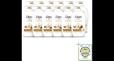 12 x Dove - Handzeep - Pampering Care - Verzachtend - 250 ml - Wasstrips - Handzeep - Shea Butter - Hydraterende Handzeep - Verzorgende Handzeep - Kalmerende Handzeep