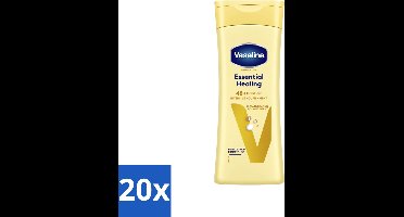 20 x Vaseline - Essential Healing - Bodylotion - Diep Voedend - 400 ml - Voordeelverpakking - 20 stuks