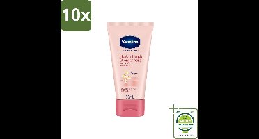 10 x Vaseline - Healthy Hands & Stronger Nails - Handcrème - Versterkend - 75 ml - Grootverpakking - Vaatwasstrips - Handcrème - Nagelversterking - Handen Verzorgen - Keratine - Hydratatie
