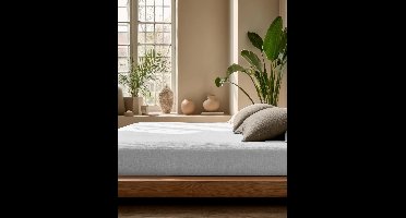 Hoeslaken Mousseline wit - 160 x 200 - Dreamhouse - 100% Katoen