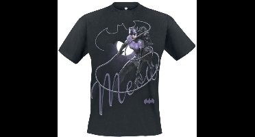 Batman Catwoman - Meow Heren T-shirt - zwart - XXL