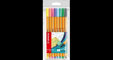 Stabilo Fineliners Pastel Set - 8 Stuks - 0.4mm Lijn