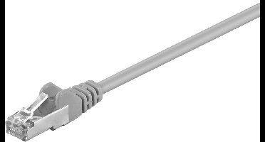 Goobay CAT 5e-netwerkkabel SF/UTP van 20 m, grijs, CCA-geleiders