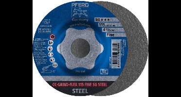 PFERD TOOLS CC-GRIND-FLEX 115 FINE SG STEEL
