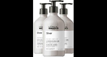 L'Oréal Professionnel - Silver Shampoo - 3 x 500 ml - Voordeelverpakking
