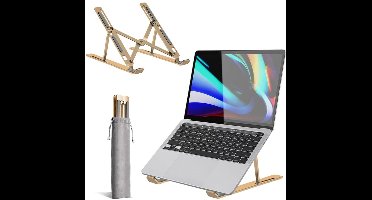 DailySupplies® Laptop Standaard Verstelbaar - Opvouwbaar - Verhoger