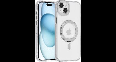 UNIQ Accessory Back Cover - Geschikt voor iPhone 15 & 14 Plus - Transparant - Met MagSafe-ring en valbescherming