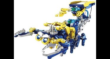 Velleman Educatieve bouwkit, robot, zonne-energie, waterkracht, 12-in-1, speelgoedrobot, STEM constructiespeelgoed