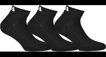 Fila Regular Fit 3-pack zwarte sokken 35-38 - 43/46