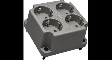 ABB 4-Gang Schuko Socket Afdekking 3640 Gerecycled - 1SPA007130F9260 - E3YDU