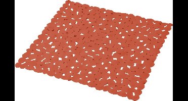 Wicotex - Douchemat - Antislip voor douche Terracotta rood 52x52cm