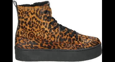 Hub Subway dames veterboot - Leopard - Maat 37
