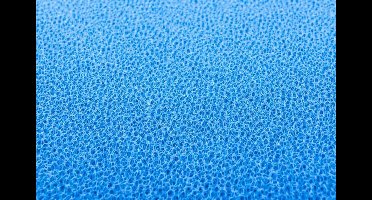 Filterschuim fijn 50x50x 2cm blauw