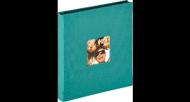 Walther EA-110-K Fun - Insteekalbum - Formaat 31 x 33 cm - 400 foto's 10 x 15 cm - Petrolgroen