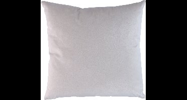 Arti Casa Sierkussen - Binnenkussen 45x45 cm - Velvet Kussen met Kussensloop - Wasmachinebestendig - Woondecoratie Woonkamer en Slaapkamer - Lichtgrijs