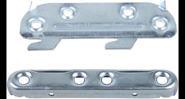 Starx Ledikanthaak Bus Model - Set Klein - 100 mm - Inclusief 4 Bussen en 4 Houders - Meubelmontageonderdeel voor Ledikanten - Breedte 16 mm - Lengte 40 mm - 2 Jaar Garantie