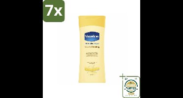7 x Vaseline - Essential Healing - Bodylotion - Voedend & Verzachtend - 200 ml - Grootverpakking - Bodylotion - Hydratatie - Droge Huid - Herstel - Gevoelige Huid