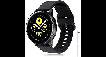 Universele 20 mm reservearmband voor smartwatches - Silicone horlogeband met snelsluiting
