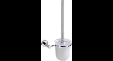 Wenko Powerlock Toiletborstelhouder 38x10.5x16.5cm chroom Chroom