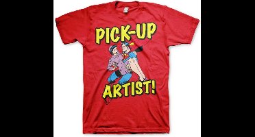 DC Comics Superman Heren Tshirt -XL- Pick-Up Artist Rood