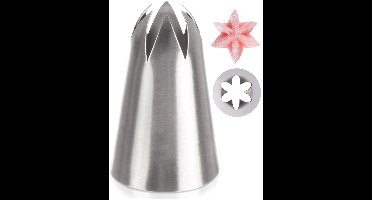 Spuitmond Edelstaal Ster - Spuitmondjes voor Spuitzak - Decoratie - Cupcake