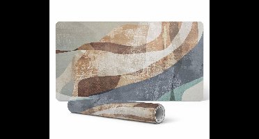 Decoratieve tafelmat met hoogwaardige print van abstracte golven, 100x50 cm