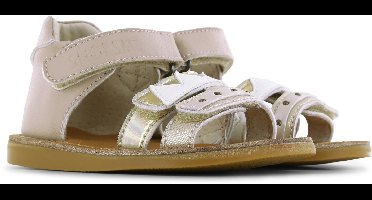 Shoesme Taupe Sandaal - Sandalen Kind - Meisjes - Taupe Gold - Microfiber leer - Maat 23